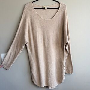 Michael Kors Light Beige Scoop Neck Sweater